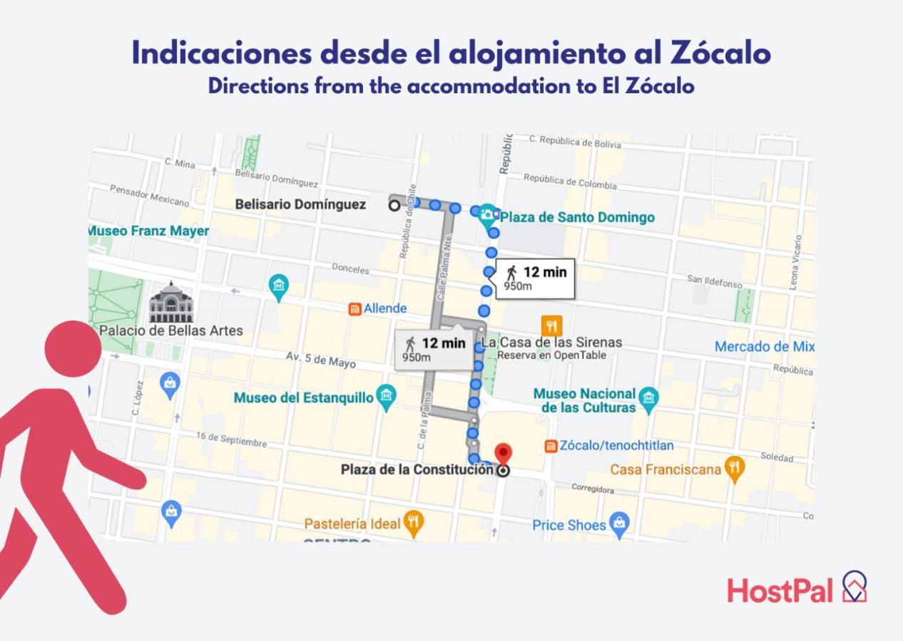Mexico Historic Center Modern Apartment Экстерьер фото